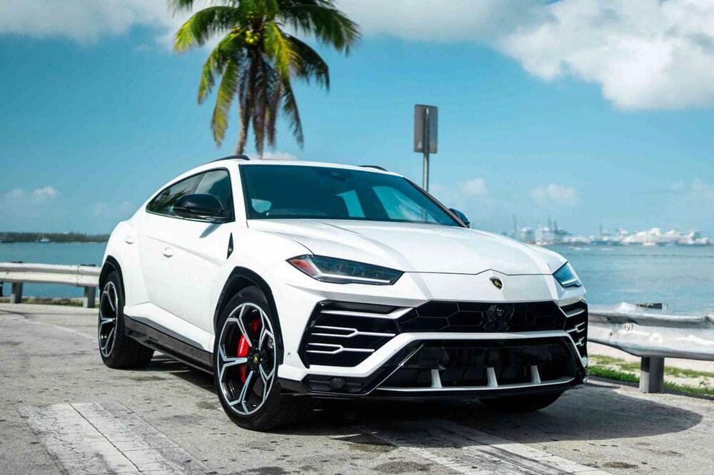 Rent Lamborghini URUS White in Miami - Pugachev Luxury Car Rental