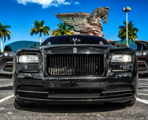 Rolls Royce Wraith Black Miami