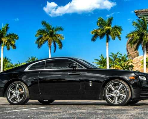 Rolls Royce Wraith Black Miami