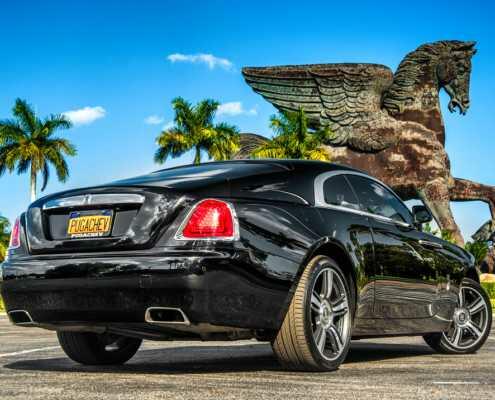 Rolls Royce Wraith Black Miami