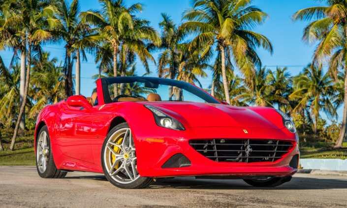 Rent Ferrari California T in Miami