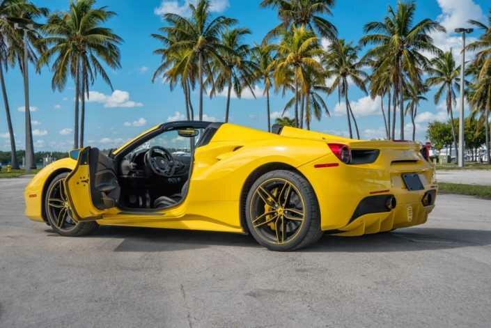 To rent a Ferrari in Miami