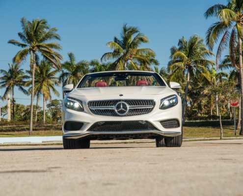 Mercedes S550 cabrio rental Miami