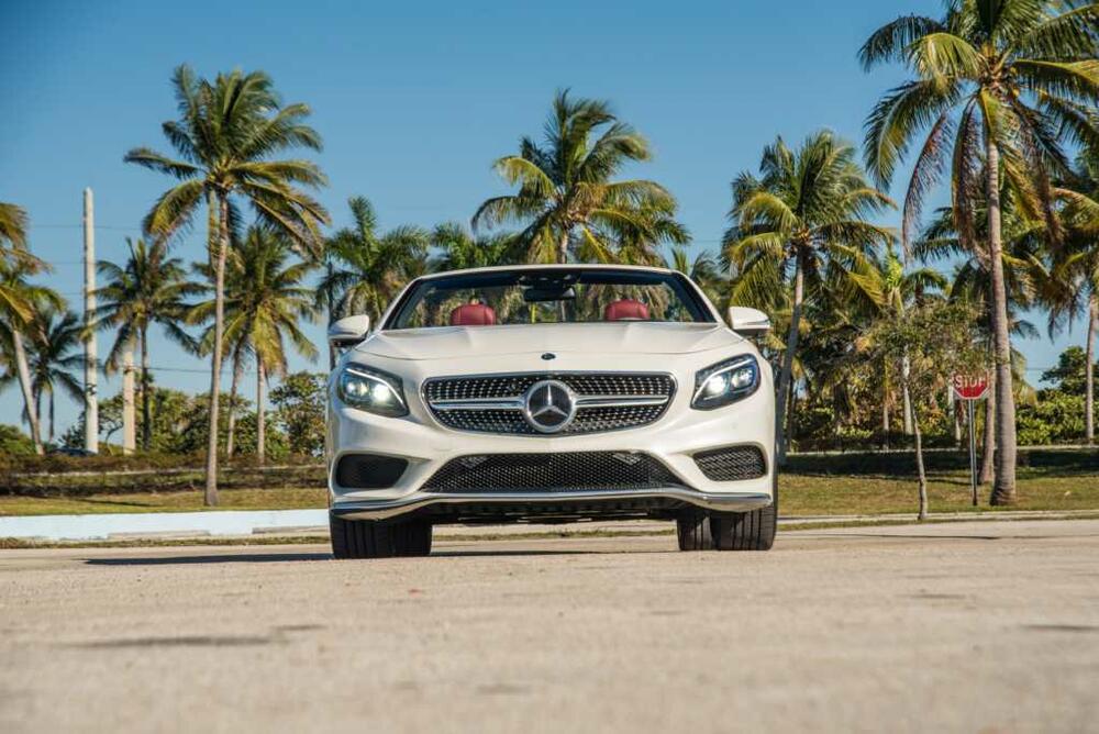 Mercedes S550 cabrio rental Miami
