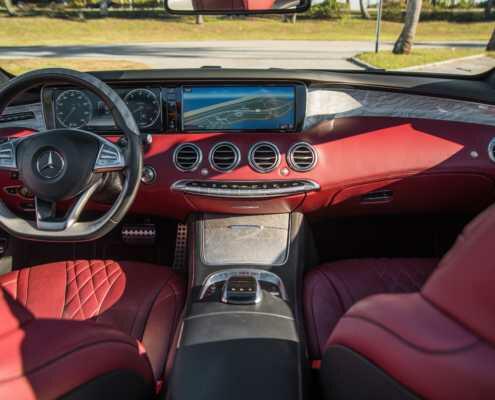 Mercedes S550 cabrio rental Miami
