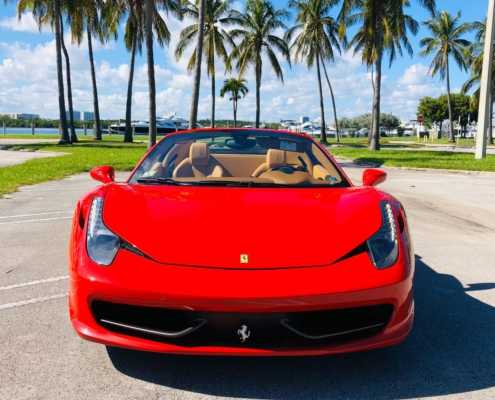 Ferrari 458 F1 rent in Miami