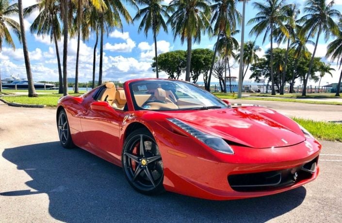 Ferrari 458 F1 rent in Miami
