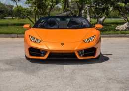 Lamborghini Huracan LP610 Spyder Orange rent in Miami Lamborghini Huracan LP610 Spyder Orange rent in Miami