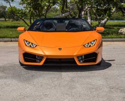 Lamborghini Huracan LP610 Spyder Orange rent in Miami Lamborghini Huracan LP610 Spyder Orange rent in Miami