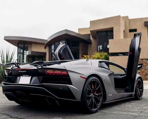 Rent Lamborghini Aventador Matte in Miami - Pugachev Luxury Car Rental