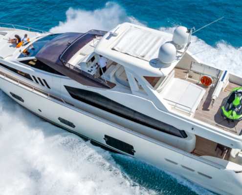 Rent Yacht Ferretti 80 in Miami