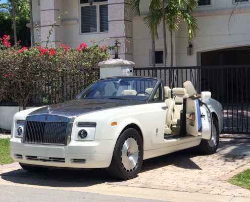 Rent Rolls Royce Phantom in Miami