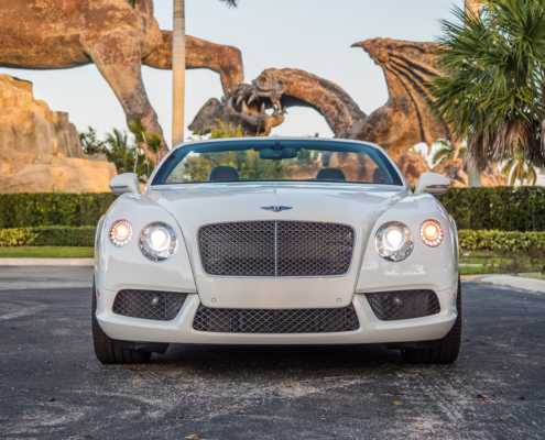 Rent Bentley Continental GT White in Miami