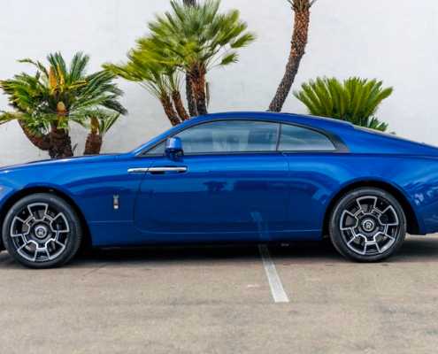 Rolls Royce Wraith Blue rent Miami