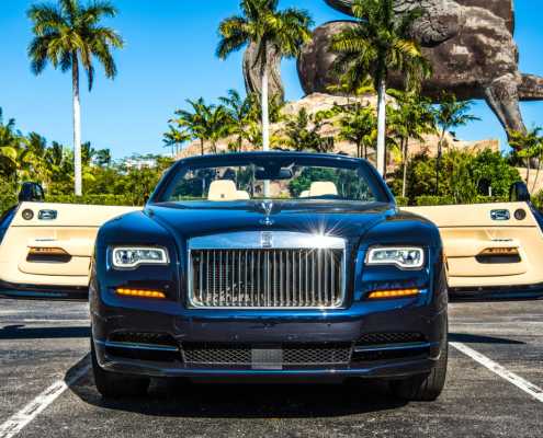 Rolls Royce Dawn Blue Miami