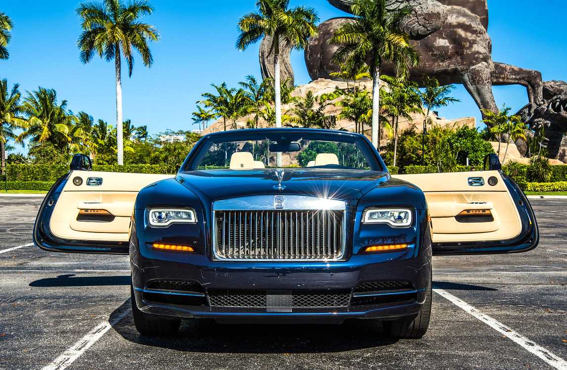 Rolls Royce Dawn Blue Miami