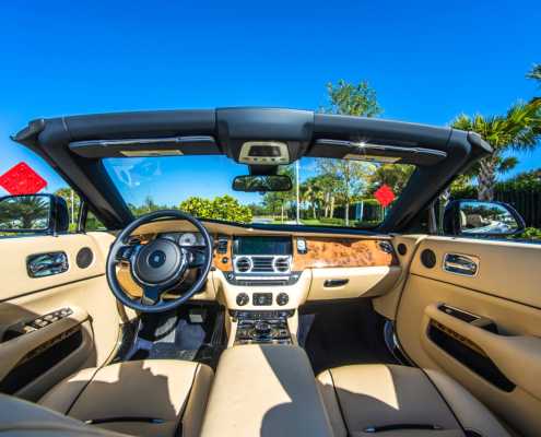 Rolls Royce Dawn Blue Miami