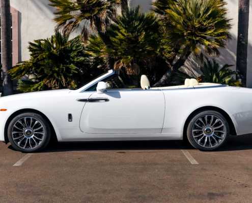 Rolls Royce Dawn White Rent Miami 2