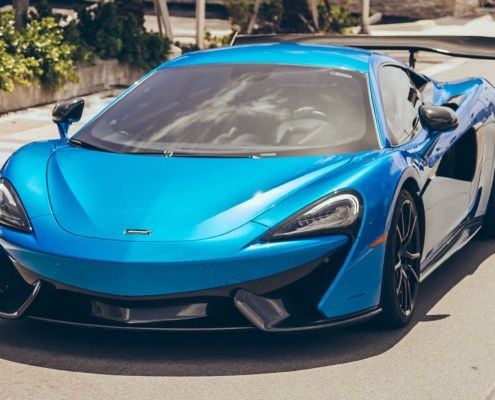 McLaren exotic car rental Miami Beach