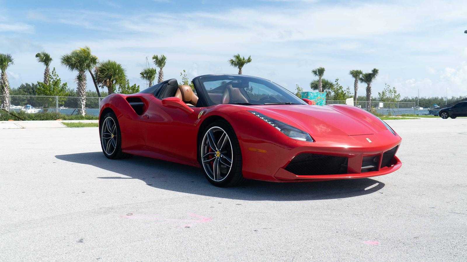 Rent Ferrari 488 Red Miami | Pugachev Luxury Car Rental