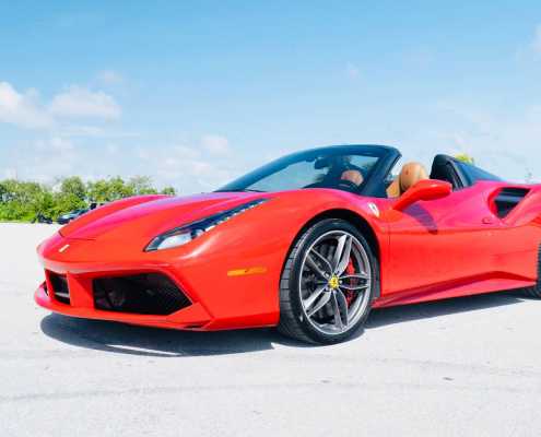 Rent Ferrari 488 Spider Red in Miami 3
