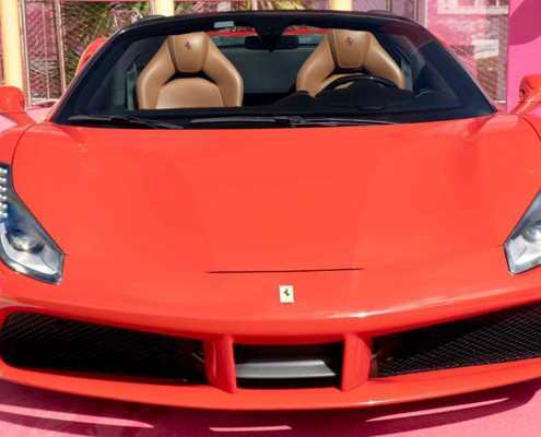Rent Ferrari 488 Spider Red in Miami 2