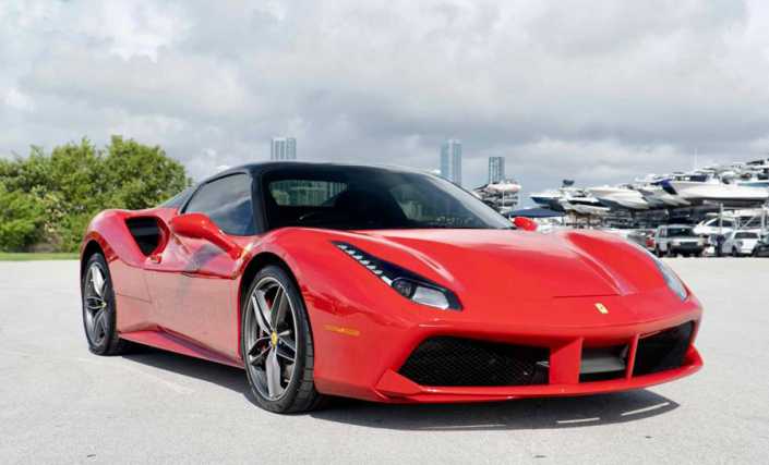 Rent Ferrari GTB Red in Miami 6