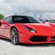 Rent Ferrari GTB Red in Miami 1