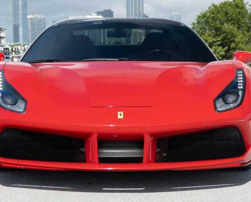 Rent Ferrari GTB Red in Miami 3