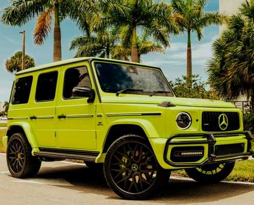 Rent in Miami Mercedes-Benz AMG G63 2021 Neon Edition Rent in Miami Mercedes-Benz AMG G63 2021 Neon Edition