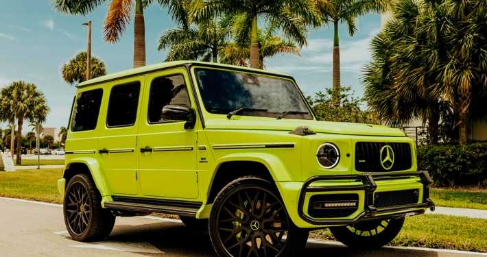 Rent in Miami Mercedes-Benz AMG G63 2021 Neon Edition Rent in Miami Mercedes-Benz AMG G63 2021 Neon Edition