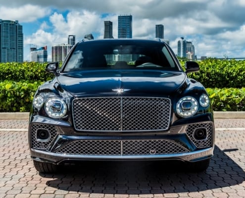 Bentley Bentayga 2023 Black Rental in Miami 4