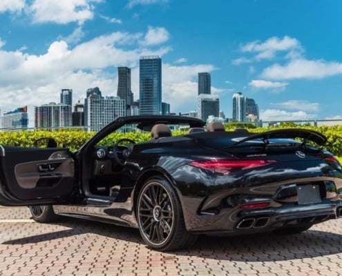 Mercedes-Benz SL Black 2022 Rental in Miami
