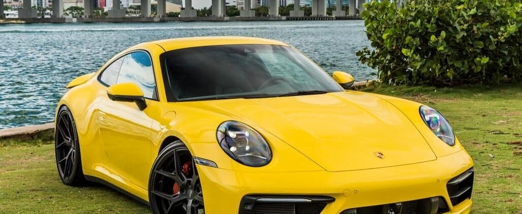 Porsche 911 Yellow 2022 Rental in Miami