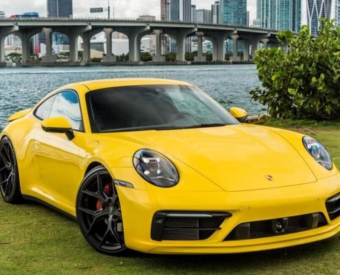 Porsche 911 Yellow 2022 Rental in Miami