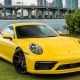 Porsche 911 Yellow 2022 Rental in Miami