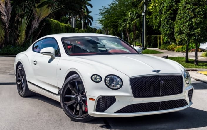 Rent Bentley Continental GT 2022 in Miami