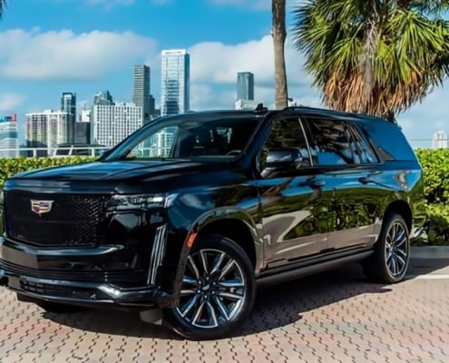 Rent a Cadillac Escalade ESV in Miami 2