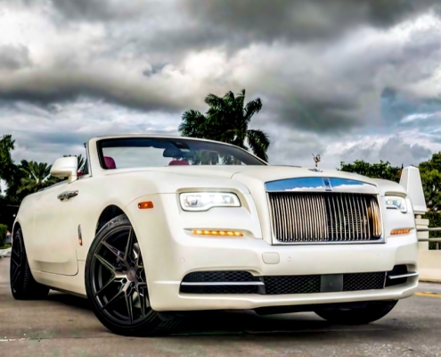 Rolls-Royce Dawn Rental Miami - White Interior | Pugachev Luxury