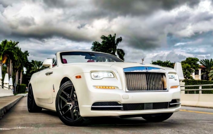 Rolls-Royce Dawn White in Miami