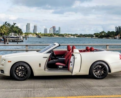 Rolls-Royce Dawn White in Miami