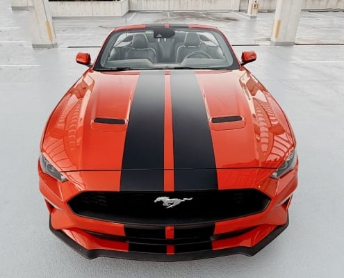 Rent a Ford Mustang Red in Miami