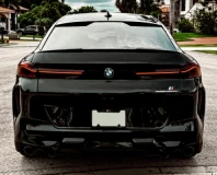 Graphite BMW X6 M Competition — rear hatch and taillights
