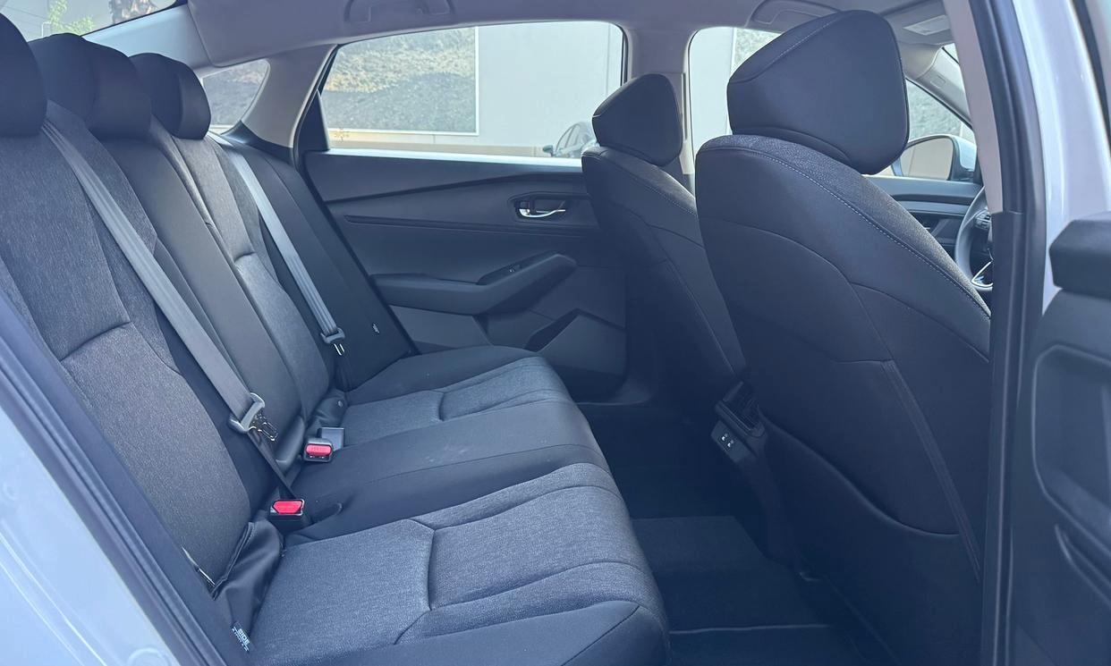 Passenger seating in the white Honda Accord LX