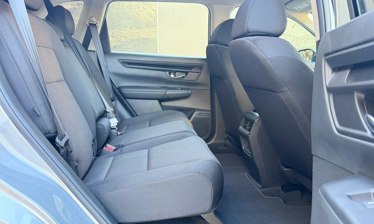 Passenger seating in the silver Honda CR-V LX