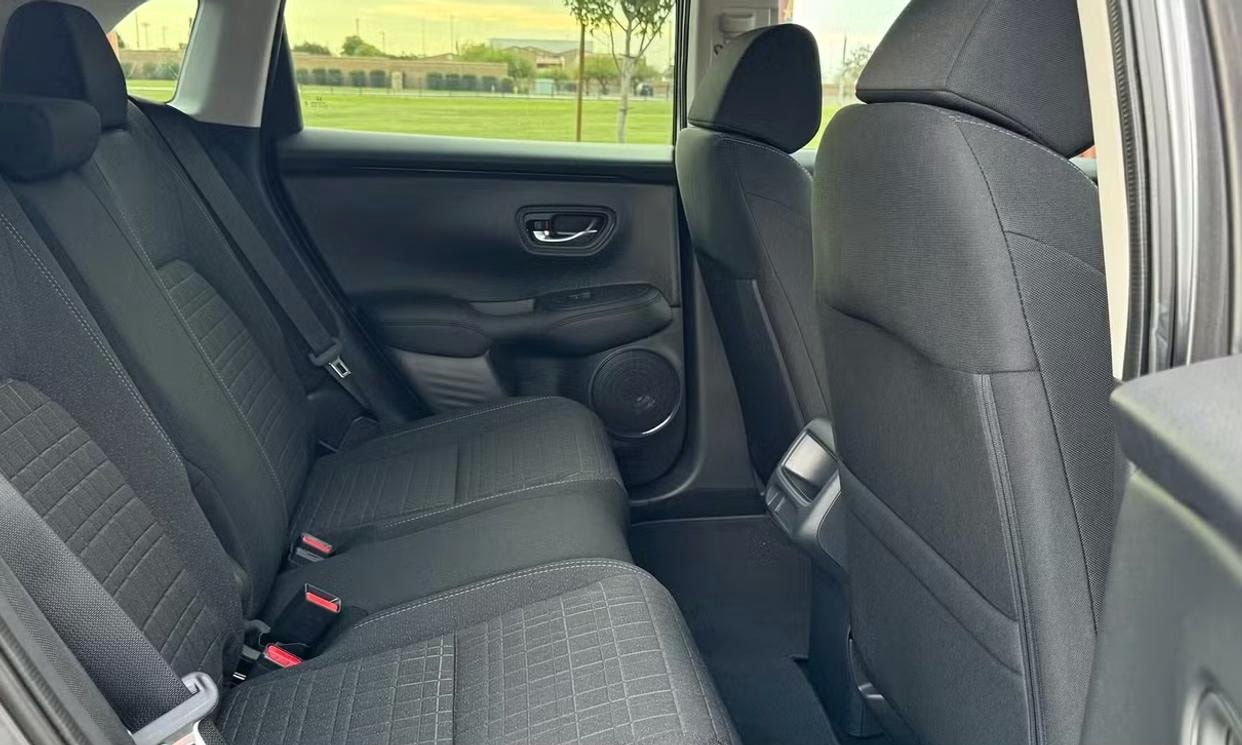 Passenger seating in the gray Honda HR-V LX