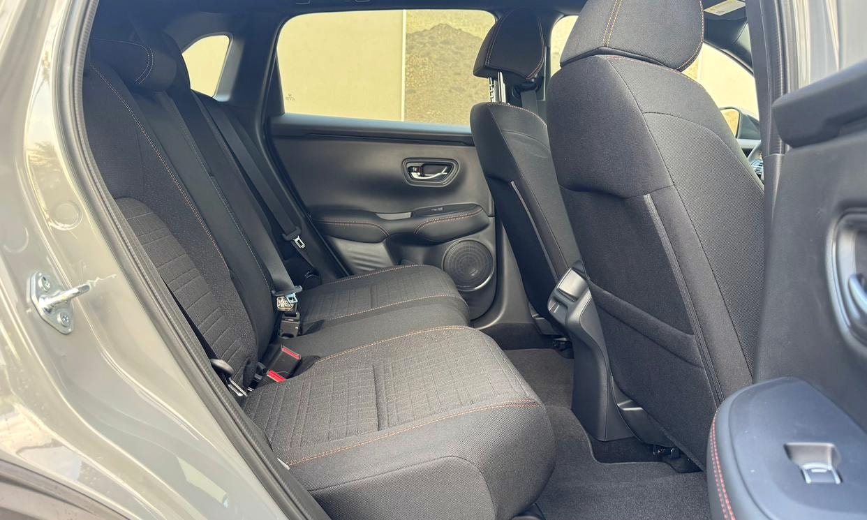 Passenger seating in the gray Honda HR-V Sport