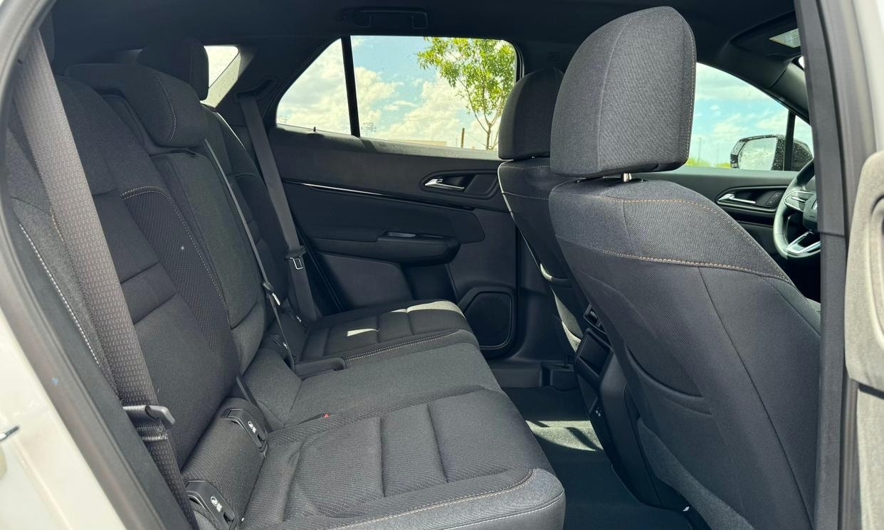 Passenger seating in the white Honda Prologue EX
