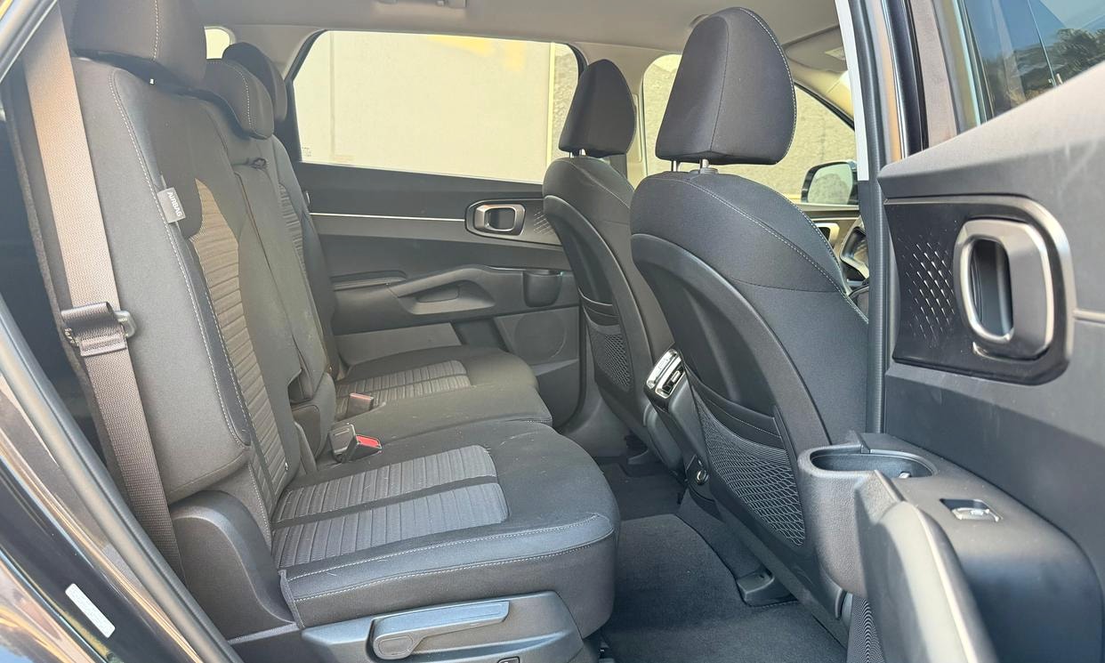 Passenger seating in the gray Kia Sorento LX