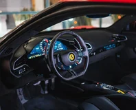 Ferrari 296 GTB — Red, cockpit